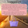 image:imageBaggallini Carryall Expandable Lightweight Travel Tote 22 Packable Folding Compact Nylon Washable Weekender wLuggage SleeveLavender Surf