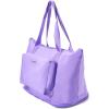 image:imageBaggallini Carryall Expandable Lightweight Travel Tote 22 Packable Folding Compact Nylon Washable Weekender wLuggage SleeveLavender Surf