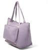 image:imageBaggallini Carryall Expandable Lightweight Travel Tote 22 Packable Folding Compact Nylon Washable Weekender wLuggage SleeveLilac