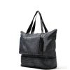 image:imageBaggallini Carryall Expandable Lightweight Travel Tote 22 Packable Folding Compact Nylon Washable Weekender wLuggage SleeveMidnight Blossom