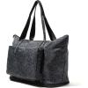 image:imageBaggallini Carryall Expandable Lightweight Travel Tote 22 Packable Folding Compact Nylon Washable Weekender wLuggage SleeveMidnight Blossom