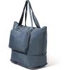 image:imageBaggallini Carryall Expandable Lightweight Travel Tote 22 Packable Folding Compact Nylon Washable Weekender wLuggage SleeveMist