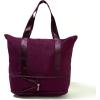 image:imageBaggallini Carryall Expandable Lightweight Travel Tote 22 Packable Folding Compact Nylon Washable Weekender wLuggage SleeveMulberry