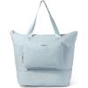 image:imageBaggallini Carryall Expandable Lightweight Travel Tote 22 Packable Folding Compact Nylon Washable Weekender wLuggage SleevePool