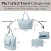 image:imageBaggallini Carryall Expandable Lightweight Travel Tote 22 Packable Folding Compact Nylon Washable Weekender wLuggage SleevePool