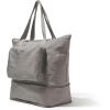 image:imageBaggallini Carryall Expandable Lightweight Travel Tote 22 Packable Folding Compact Nylon Washable Weekender wLuggage SleeveSterling Shimmer