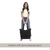 image:imageBaggallini Carryall Expandable Lightweight Travel Tote 22 Packable Folding Compact Nylon Washable Weekender wLuggage SleeveThyme
