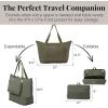 image:imageBaggallini Carryall Expandable Lightweight Travel Tote 22 Packable Folding Compact Nylon Washable Weekender wLuggage SleeveThyme