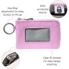 image:imageRFID Card Case  Lightweight 5x35 Wallet with KeyringHibiscus Pink