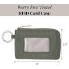 image:imageRFID Card Case  Lightweight 5x35 Wallet with KeyringThyme