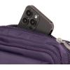 image:imageBaggallini womens Modern Double Zip CrossbodyDeep Grape Twill