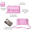 image:imageBaggallini womens Rfid Phone Wallet CrossbodyHibiscus Pink