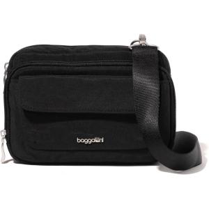 image:imageBaggallini womens Modern Double Zip CrossbodyBlack