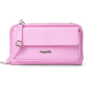 image:imageBaggallini womens Rfid Phone Wallet CrossbodyHibiscus Pink