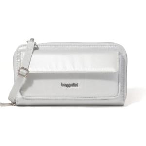 image:imageBaggallini womens Rfid Phone Wallet CrossbodySilver Metallic