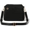 image:imageBaggallini Calais Crossbody Bags for Women 10x7 Lightweight WaterResistant Travel Purse RFID amp Interior OrganizationBlack  Gold Hardware