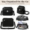 image:imageBaggallini Calais Crossbody Bags for Women 10x7 Lightweight WaterResistant Travel Purse RFID amp Interior OrganizationBlack