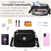 image:imageBaggallini Calais Crossbody Bags for Women 10x7 Lightweight WaterResistant Travel Purse RFID amp Interior OrganizationBlack