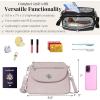 image:imageBaggallini Calais Crossbody Bags for Women 10x7 Lightweight WaterResistant Travel Purse RFID amp Interior OrganizationBlush Shimmer