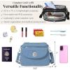 image:imageBaggallini Calais Crossbody Bags for Women 10x7 Lightweight WaterResistant Travel Purse RFID amp Interior OrganizationCornflower