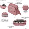 image:imageBaggallini Calais Crossbody Bags for Women 10x7 Lightweight WaterResistant Travel Purse RFID amp Interior OrganizationDusty Mauve