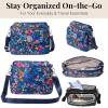 image:imageBaggallini Calais Crossbody Bags for Women 10x7 Lightweight WaterResistant Travel Purse RFID amp Interior OrganizationFlower Market