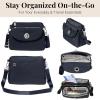 image:imageBaggallini Calais Crossbody Bags for Women 10x7 Lightweight WaterResistant Travel Purse RFID amp Interior OrganizationFrench Navy