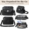 image:imageBaggallini Calais Crossbody Bags for Women 10x7 Lightweight WaterResistant Travel Purse RFID amp Interior OrganizationMidnight Blossom