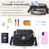 image:imageBaggallini Calais Crossbody Bags for Women 10x7 Lightweight WaterResistant Travel Purse RFID amp Interior OrganizationMidnight Blossom