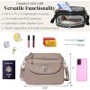 image:imageBaggallini Calais Crossbody Bags for Women 10x7 Lightweight WaterResistant Travel Purse RFID amp Interior OrganizationMoonrock