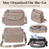 image:imageBaggallini Calais Crossbody Bags for Women 10x7 Lightweight WaterResistant Travel Purse RFID amp Interior OrganizationMoonrock