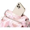 image:imageBaggallini Calais Crossbody Bags for Women 10x7 Lightweight WaterResistant Travel Purse RFID amp Interior OrganizationPink Butterfly Print