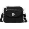 image:imageBaggallini Calais Crossbody Bags for Women 10x7 Lightweight WaterResistant Travel Purse RFID amp Interior OrganizationBlack