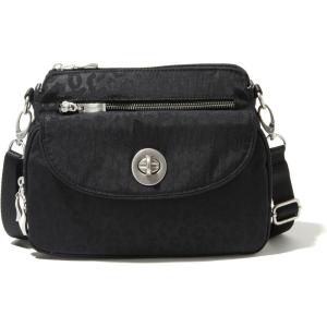 image:imageBaggallini Calais Crossbody Bags for Women 10x7 Lightweight WaterResistant Travel Purse RFID amp Interior OrganizationBlack Cheetah Emboss