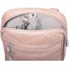 image:imageBaggallini Journey Crossbody Bags for Women 9x6 Small Lightweight Travel Handbag WRFIDRose Metallic Quilt