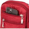 image:imageBaggallini Journey Crossbody Bags for Women 9x6 Small Lightweight Travel Handbag WRFIDRuby Red Quilt