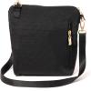 image:imageBaggallini Modern Pocket Crossbody Bag for Women 85x85 Handbag Purse with RFID Lightweight WaterResistantBlack W Gold Hardware