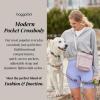 image:imageBaggallini Modern Pocket Crossbody Bag for Women 85x85 Handbag Purse with RFID Lightweight WaterResistantBlush Shimmer