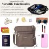 image:imageBaggallini Modern Pocket Crossbody Bag for Women 85x85 Handbag Purse with RFID Lightweight WaterResistantDark Umber Heritage