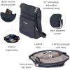 image:imageBaggallini Modern Pocket Crossbody Bag for Women 85x85 Handbag Purse with RFID Lightweight WaterResistantFrench Navy
