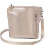 image:imageBaggallini Modern Pocket Crossbody Bag for Women 85x85 Handbag Purse with RFID Lightweight WaterResistantPlatinum Ecopuff
