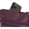 image:imageBaggallini Modern Pocket Crossbody Bag for Women 85x85 Handbag Purse with RFID Lightweight WaterResistantPlum Heritage