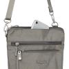 image:imageBaggallini Modern Pocket Crossbody Bag for Women 85x85 Handbag Purse with RFID Lightweight WaterResistantSterling Shimmer