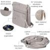 image:imageBaggallini Modern Pocket Crossbody Bag for Women 85x85 Handbag Purse with RFID Lightweight WaterResistantStone Heritage