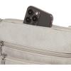 image:imageBaggallini Modern Pocket Crossbody Bag for Women 85x85 Handbag Purse with RFID Lightweight WaterResistantVanilla Heritage