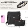 image:imageBaggallini womens Go Bagg With Rfid Phone WristletBlack Cheetah Emboss