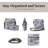 image:imageBaggallini womens Go Bagg With Rfid Phone WristletGrey Camo Print