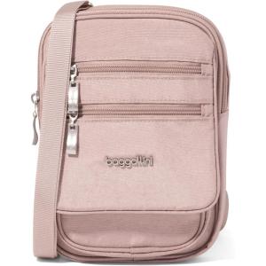 image:imageBaggallini Journey Crossbody Bags for Women 9x6 Small Lightweight Travel Handbag WRFIDBlush Shimmer