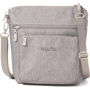image:imageBaggallini Modern Pocket Crossbody Bag for Women 85x85 Handbag Purse with RFID Lightweight WaterResistantStone Heritage