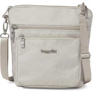 image:imageBaggallini Modern Pocket Crossbody Bag for Women 85x85 Handbag Purse with RFID Lightweight WaterResistantVanilla Heritage